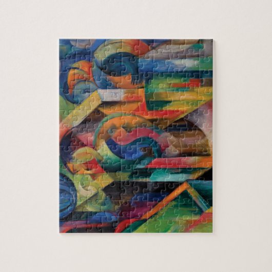 Stallen van Franz Marc Legpuzzel (Verticaal)