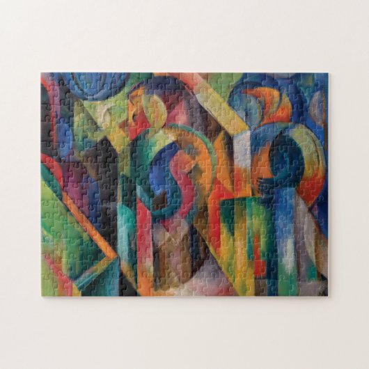Stallen van Franz Marc Legpuzzel (Horizontaal)