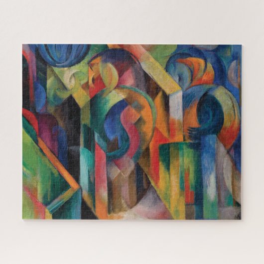 Stallen van Franz Marc Legpuzzel (Horizontaal)