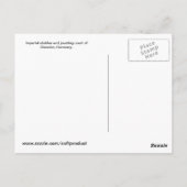 Stallen van het keizerlijke Castle. Dresden, Duits Briefkaart (Achterkant)