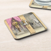 Stallen van het paard van Caligula, Incitata, c.18 Bier Onderzetter (Linkerzijde)