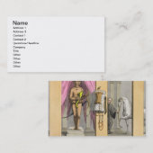 Stallen van het paard van Caligula, Incitata, c.18 Visitekaartje (Voorkant / Achterkant)