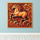 Stallion Canvas Afdruk (Insitu (Houten vloer))