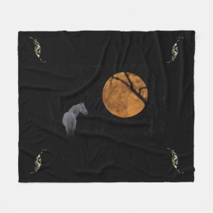 Stallion Centaur en Feathers Fleece Blanket Deken