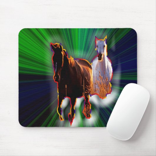 Stallion Horses Muismat (Met muis)