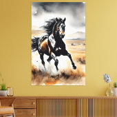 Stallion in Full Stride Canvas Afdruk (Insitu (Woonkamer))