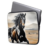Stallion in Full Stride Laptop Sleeve (Voorkant Links)