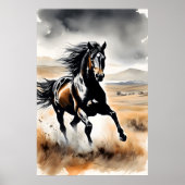 Stallion in Full Stride Poster (Voorkant)