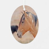 Stallion kijkt ornament (Voorkant links)