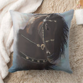 Stallion Portrait - Pillow Kussen (Deken)