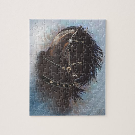 Stallion Portrait - Puzzle Legpuzzel (Verticaal)