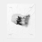 Stallion Shaman & Feathers Fleece Blanket Deken (Voorkant)