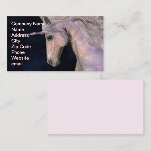 Stallion Visitekaartje (Voorkant / Achterkant)