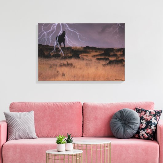 Stallion Voodoo Canvas Afdruk (Insitu (Woonkamer))
