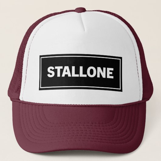 Stallone Trucker Hoed Pet (Voorkant)