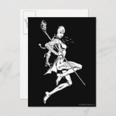 Stam 3 van de indigo briefkaart (Voorkant / Achterkant)