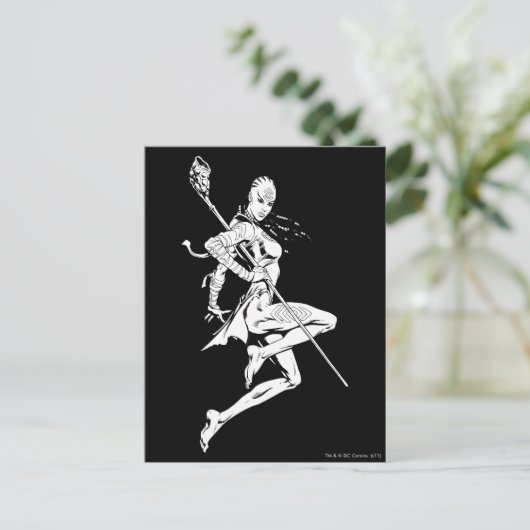 Stam 3 van de indigo briefkaart (Staand voorkant)