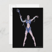 Stam 4 van de indigo briefkaart (Voorkant / Achterkant)