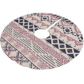  stam Azteekse achtergrond, etnisch patroon. Kerstboom Rok (Gekanteld)