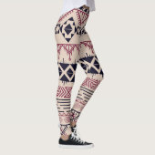  stam Azteekse achtergrond, etnisch patroon. Leggings (Rechts)