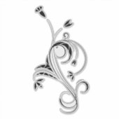 Stam Bloem Sticker (Voorkant)
