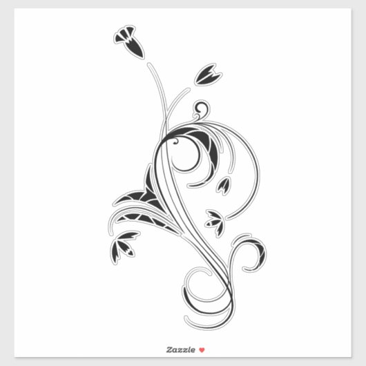 Stam Bloem Sticker (Vel)