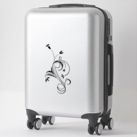 Stam Bloem Sticker (Koffer)