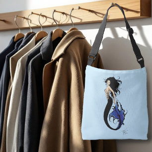 Stam Blue Zeemeermin Elegante Fantasy Sirene Crossbody Tas