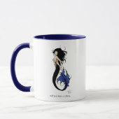 Stam Blue Zeemeermin Elegante Fantasy Sirene Mok (Links)