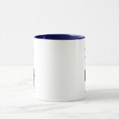 Stam Blue Zeemeermin Elegante Fantasy Sirene Mok (Midden)