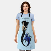 Stam Blue Zeemeermin Elegante Fantasy Sirene Schort (Gedragen)