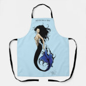 Stam Blue Zeemeermin Elegante Fantasy Sirene Schort (Voorkant)