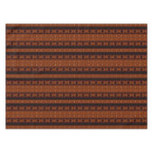 Stam-bruin & zwart patroon tafelkleed (Voorkant (Horizontaal))