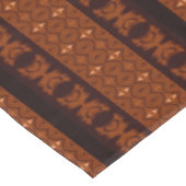 Stam-bruin & zwart patroon tafelkleed (Gekanteld)