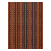 Stam-bruin & zwart patroon tafelkleed (Voorkant)