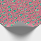  stam: etnisch naadloos patroon cadeaupapier (Hoek)