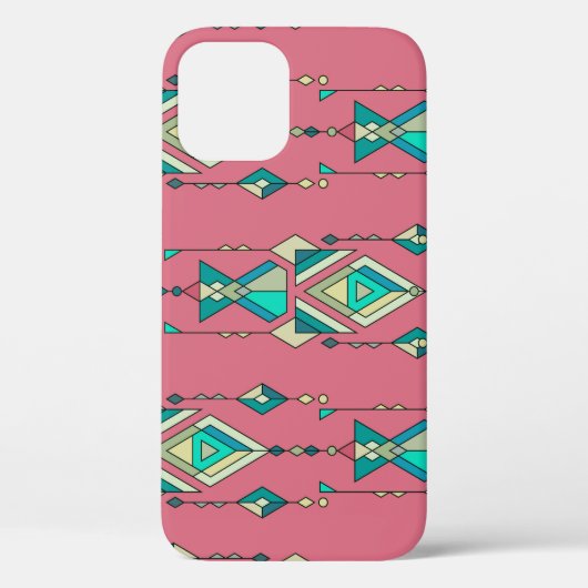 stam: etnisch naadloos patroon Case-Mate iPhone case (Achterkant)