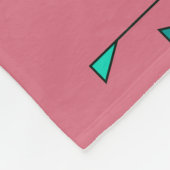  stam: etnisch naadloos patroon fleece deken (Hoek)