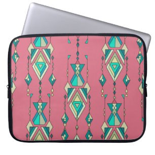 stam: etnisch naadloos patroon laptop sleeve