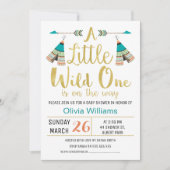 Stam Kleine Baby Uitnodiging voor Baby Shower Nep  (Voorkant)