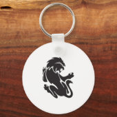 Stam Leeuwen Tatoeage Ontwerp Sleutelhanger (Voorkant)