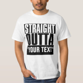 STAM OUTTA "JOUW TEKST" T-SHIRT