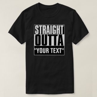 STAM OUTTA "JOUW TEKST" T-SHIRT