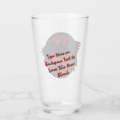 Stam Raven Glas Inheemse Raven Glas Personaliseer (Achterkant)