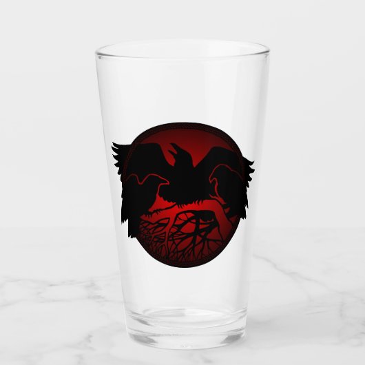 Stam Raven Glas Inheemse Raven Glas Personaliseer (Voorkant)