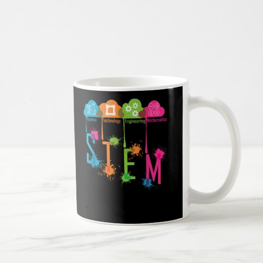 STAM Science Technology Engineering Wiskunde Schoo Koffiemok (Rechts)