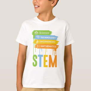 STAM Science Technology Engineering Wiskunde Schoo T-shirt