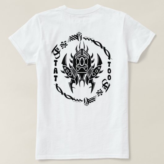 Stam Tattoo T-shirt (Design achterkant)