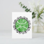 stam tennis. briefkaart (Staand voorkant)