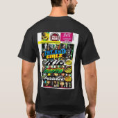 STAM VAN JUDA. Basic donker T-shirt (Achterkant)